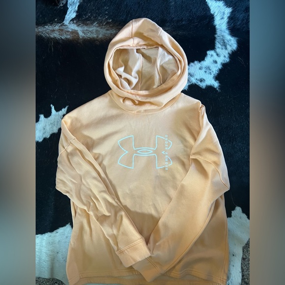 Orange Under Armour Cowl Neck Sweatshirt - Picture 1 of 2